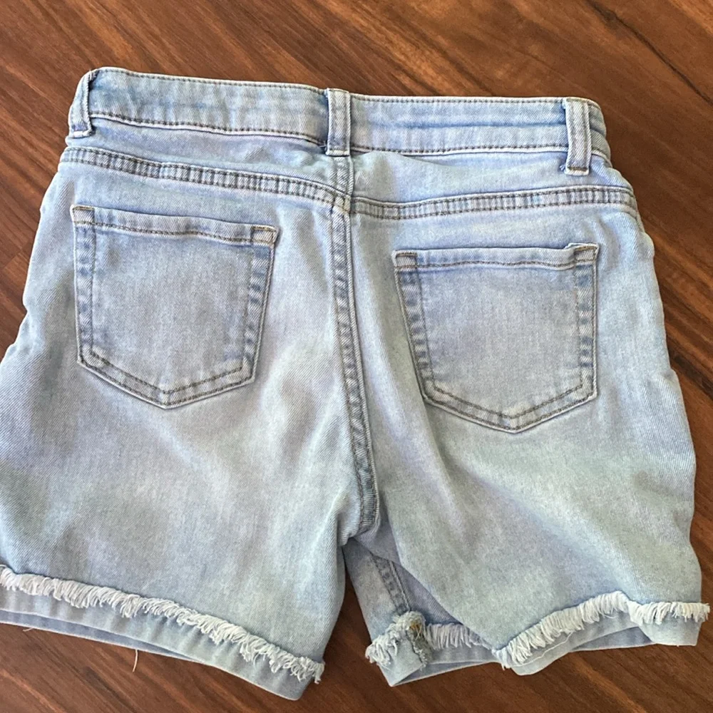 2 Pairs Cat & Jack Jean Shorts - Picture 7 of 8